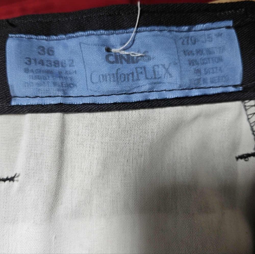 Men's Black Cargo Pants, COMFORT FLEX - Picture 3 of 3